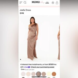 NWT Show Me Your Mumu bridesmaid dress large